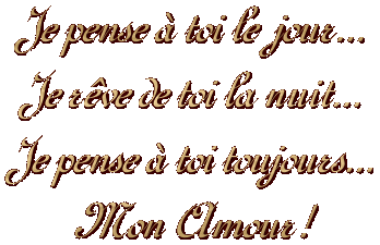 pour mon...........